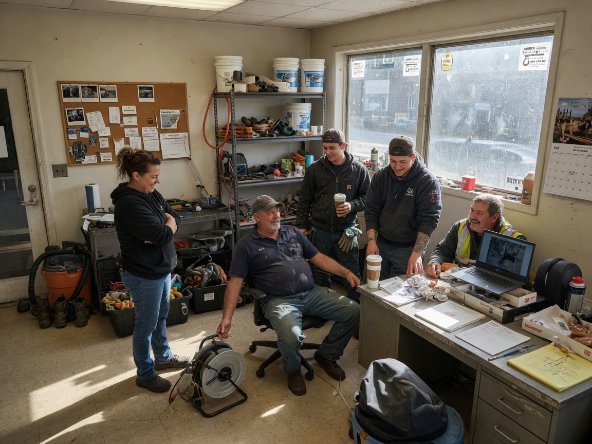 The Worcester Drain & Sewer Pros team